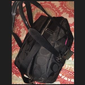 Coach Kyra Signature Nylon Travel Bag